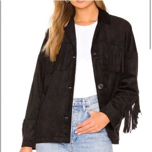 BB Dakota X Steve Madden Fringe Suede Jacket Medium